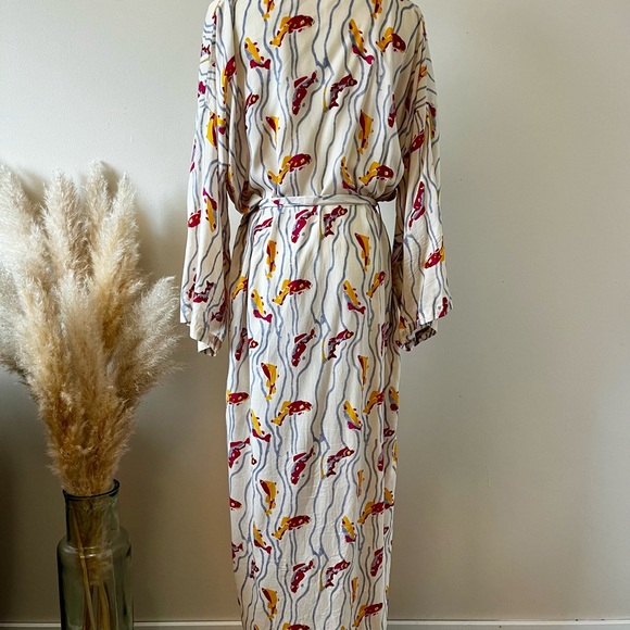 Natalie Martin Diane Robe in Pisces Print - Picture 3 of 8